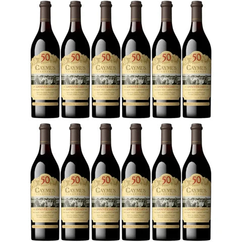Caymus 50th Anniversary Cabernet Sauvignon 12 Pack - Liquor Bar Delivery