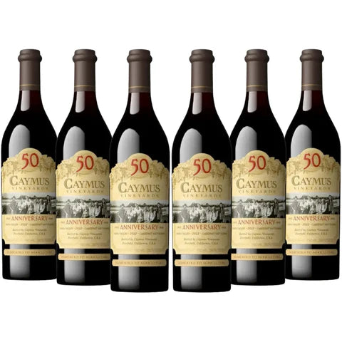 Caymus 50th Anniversary Cabernet Sauvignon 6 Pack - Liquor Bar Delivery