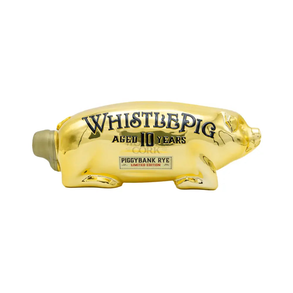 WhistlePig Limited Edition 10 Years Aged Piggybank Rye Gold Edition - Liquor Bar Delivery