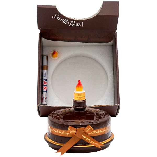 Oceano Azul Round Chocolate La cake Tequila Anejo 750 m - Liquor Bar Delivery