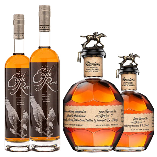 Two Eagle Rare, and two Blanton Single Barrel Bundle - Liquor Bar Delivery