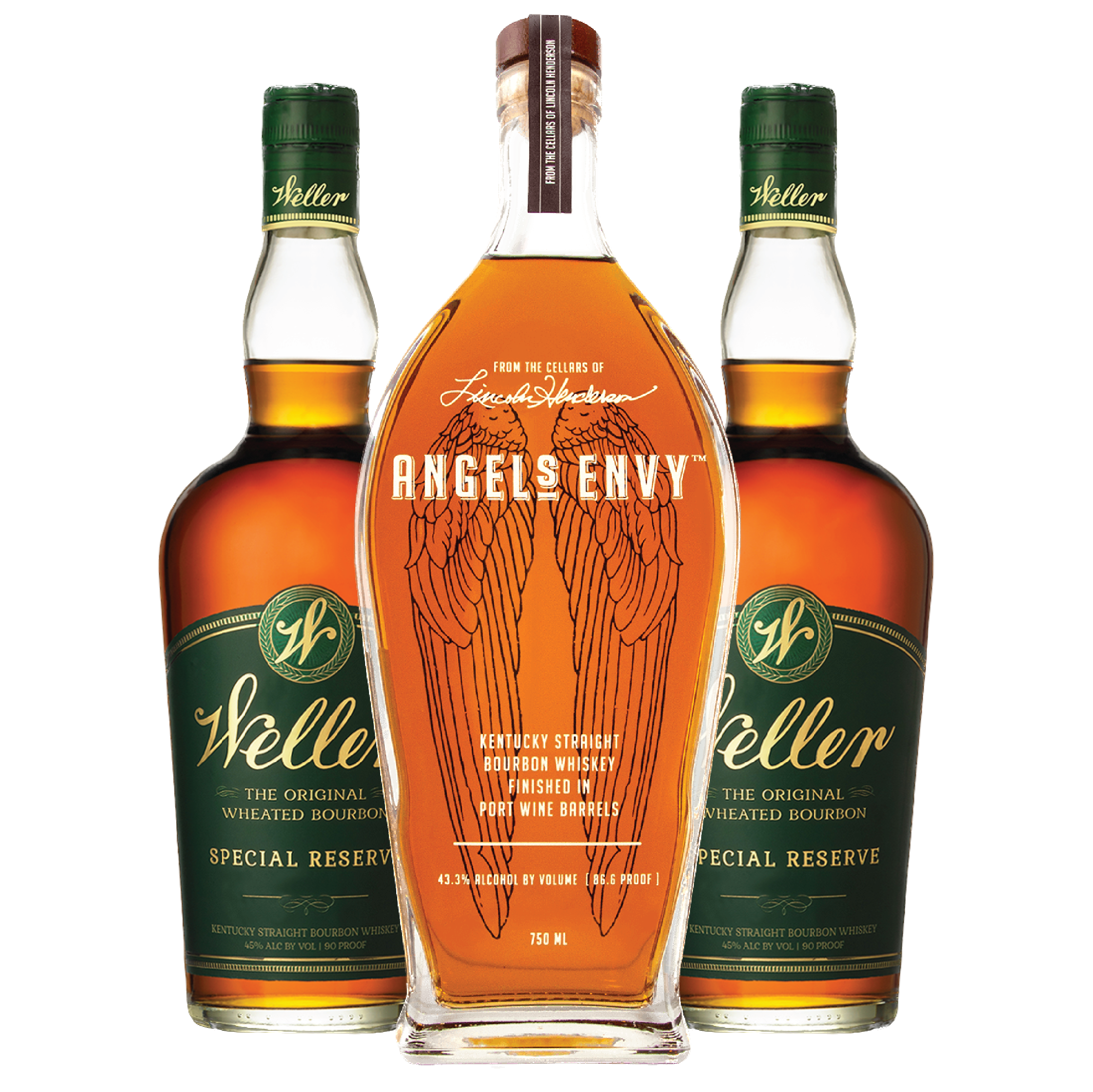 W.L. Weller and Angel's Envy Bourbon Package - Liquor Bar Delivery