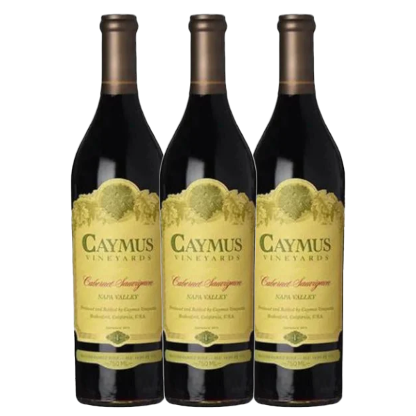 3 Bottles - Caymus Napa Valley Cabernet Sauvignon Bundle