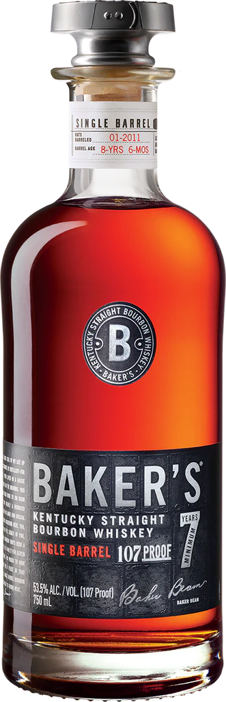 Baker's 7 Year Old Single Barrel High Rye Bourbon - Liquor Bar Delivery