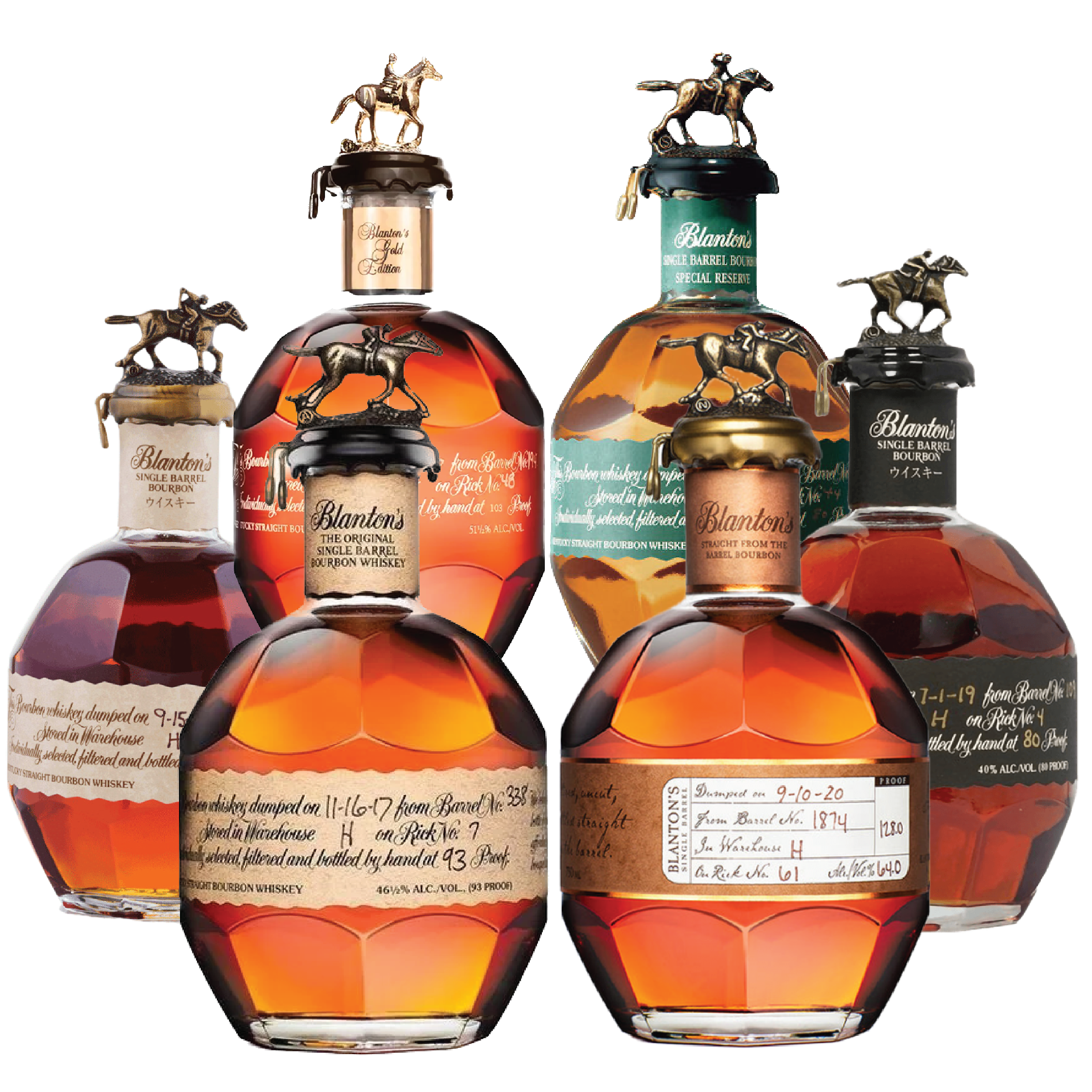 Blanton’s Full Set Package - Liquor Bar Delivery