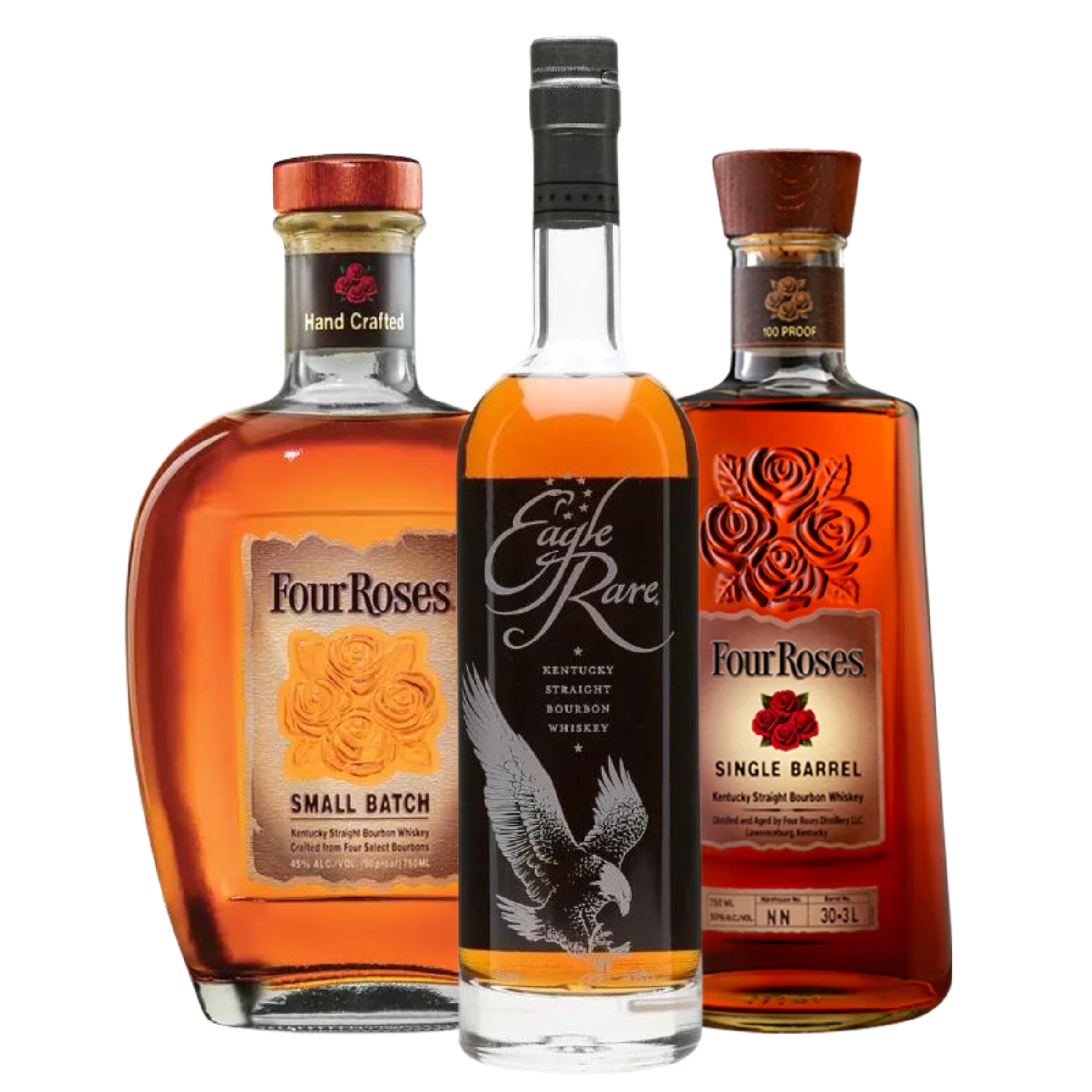 Four Roses and Eagle Rare Bundle Bourbon - Liquor Bar Delivery