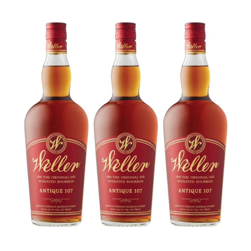 3 W.L. Weller Antique 107 Bourbon | Liquor Bar Delivery