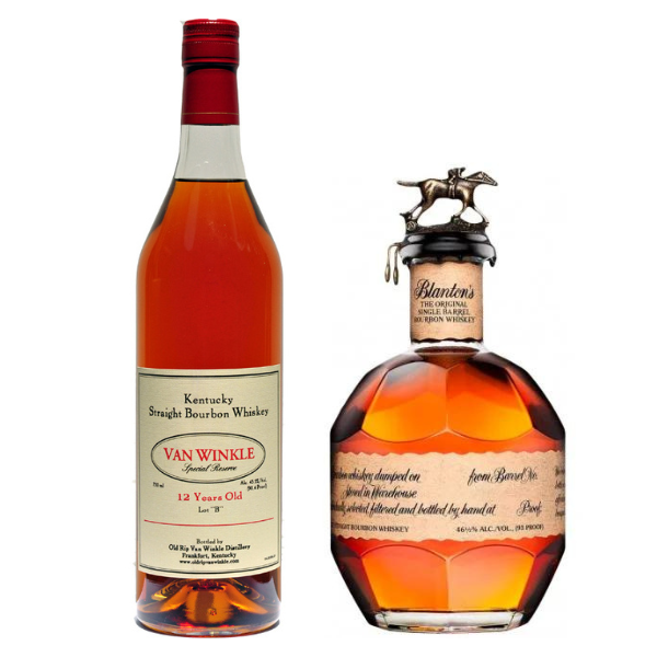 Pappy Van Winkle and Blanton's Single Barrel Bundle - Liquor Bar Delivery