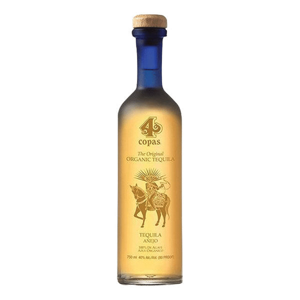 4 Copas Tequila Anejo - 750ml - Liquor Bar Delivery