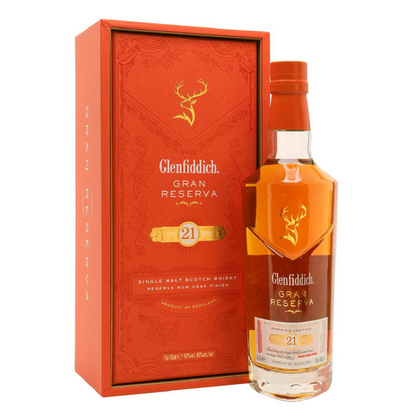 Glenfiddich 21 Year Old Gran Reserva Rum Cask Finish - 750ml - Liquor Bar Delivery