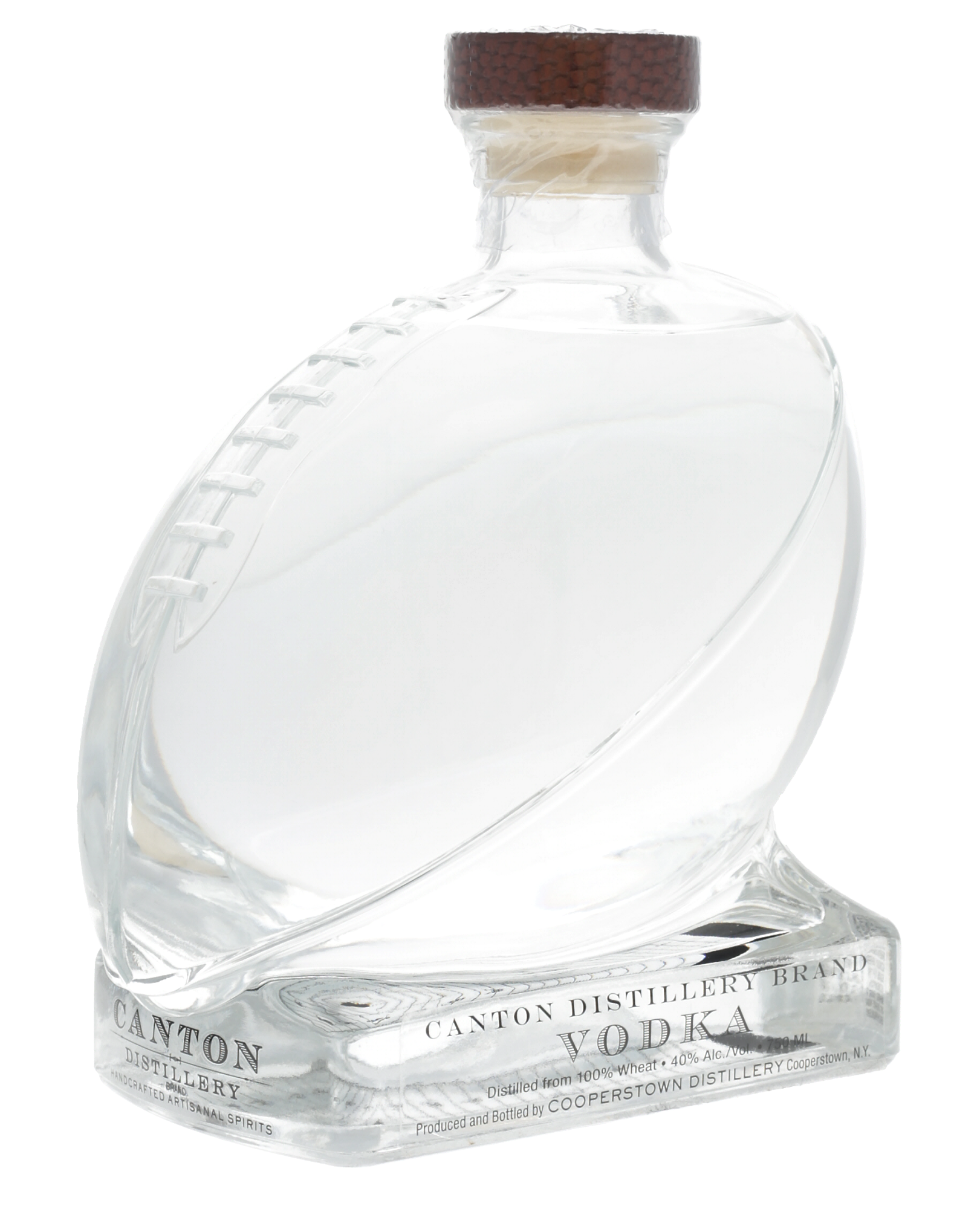 Canton Distillery Vodka in a Football Decanter - Liquor Bar Delivery