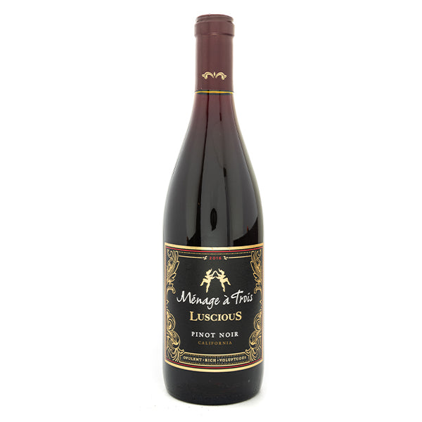 Menage a'Trois Luscious Pinot Noir 2016 - Liquor Bar Delivery