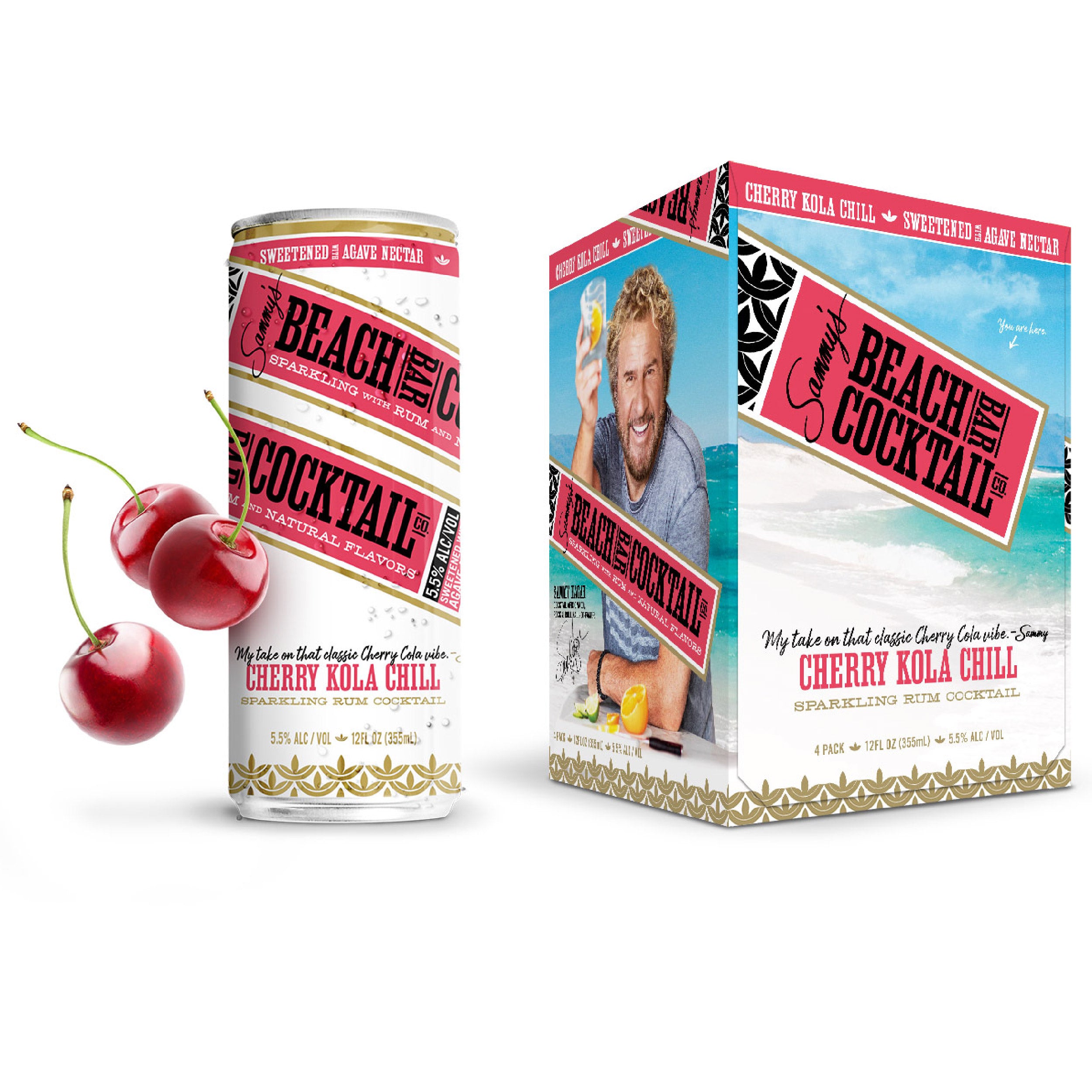 SAMMY’S BEACH BAR COCKTAIL CO. CHERRY KOLA CHILL 4 PACK - Liquor Bar Delivery