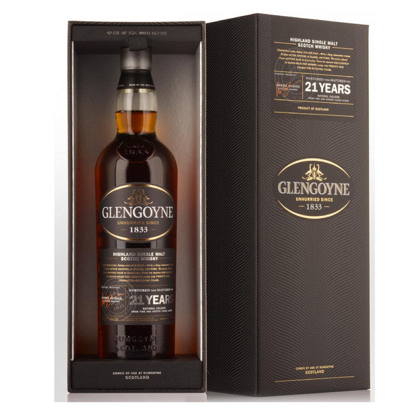 Glengoyne Sherry Matured 21 Year Old Single Malt Scotch Whisky - 700ml - Liquor Bar Delivery