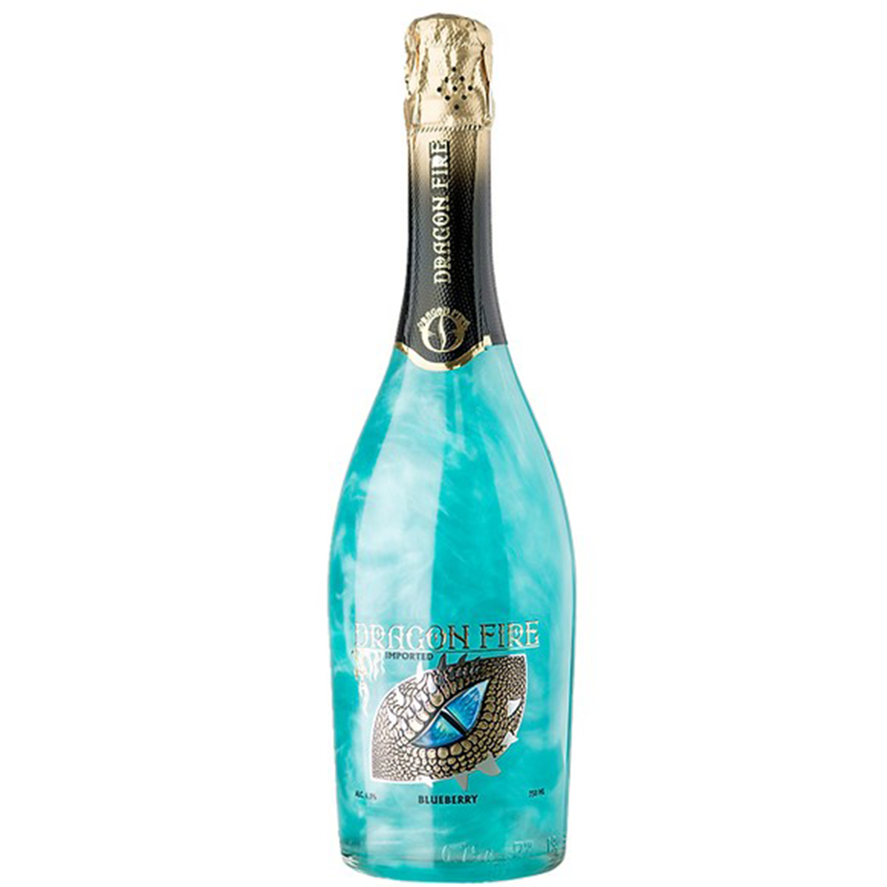 Dragon Fire Sparkling Wine-Blueberry 750ml - Liquor Bar Delivery