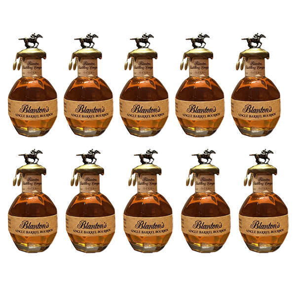10 Blanton's Miniature Bourbon 50ml Shot - Liquor Bar Delivery